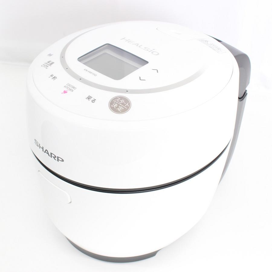 【ボーナスストアPlus】シャープ ヘルシオ ホットクック KN-HW10G-W 水なし自動調理鍋 圧力鍋 AIoT対応モデル ホワイト系 SHARP 本体 |  | 10