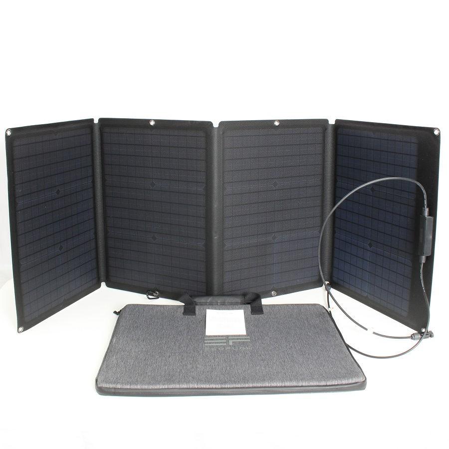 ボーナスストアPlus【美品】EcoFlow ソーラーパネル 110W EFSOLAR110N EF-Flex-110 ソーラーチャージャー ポータブル電源 エコフロー 本体 | 