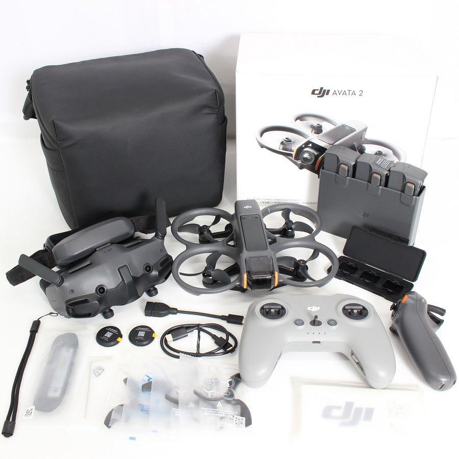 ボーナスストアPlus【美品】DJI Avata 2 Fly More コンボ WA5206 ドローン 4Kカメラ ディージェーアイ 本体 | 