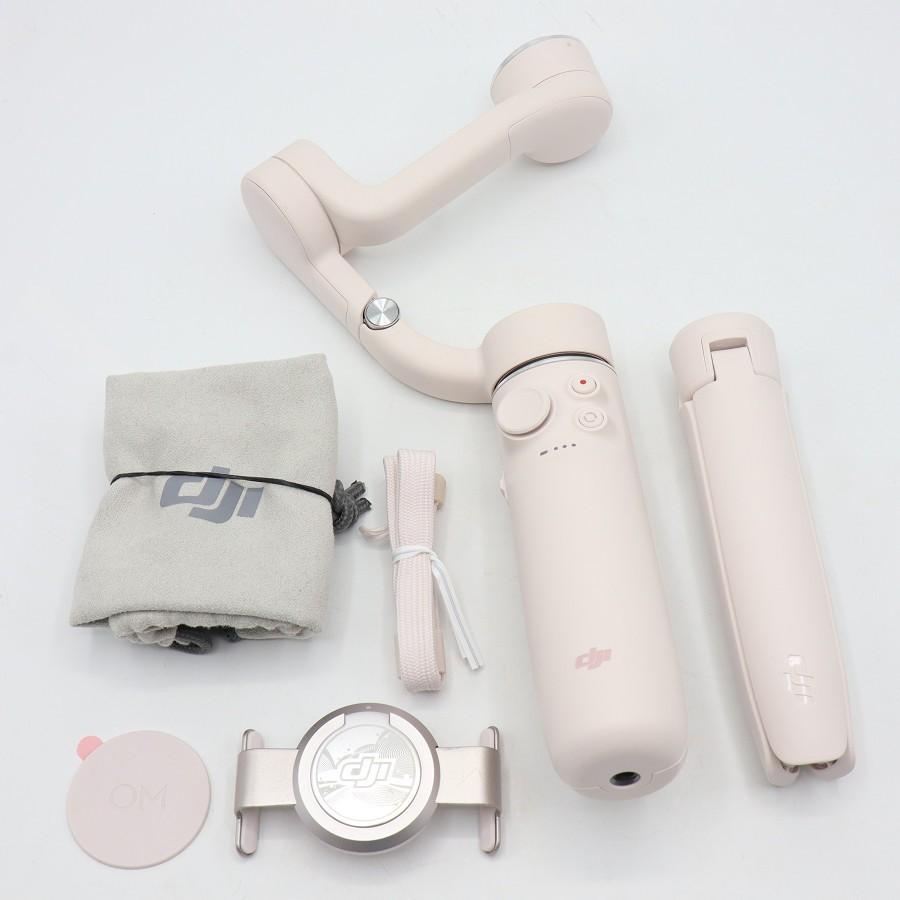 ボーナスストアPlus【美品】DJI OM 5 OM5SSW サンセット ホワイト スマートフォン用ジンバル スタビライザー ディージェイアイ | 