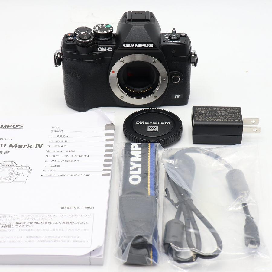 ボーナスストアPlus【美品】オリンパス OM-D E-M10 Mark IV ボディ ブラック ミラーレス一眼カメラ OLYMPUS 本体 | 