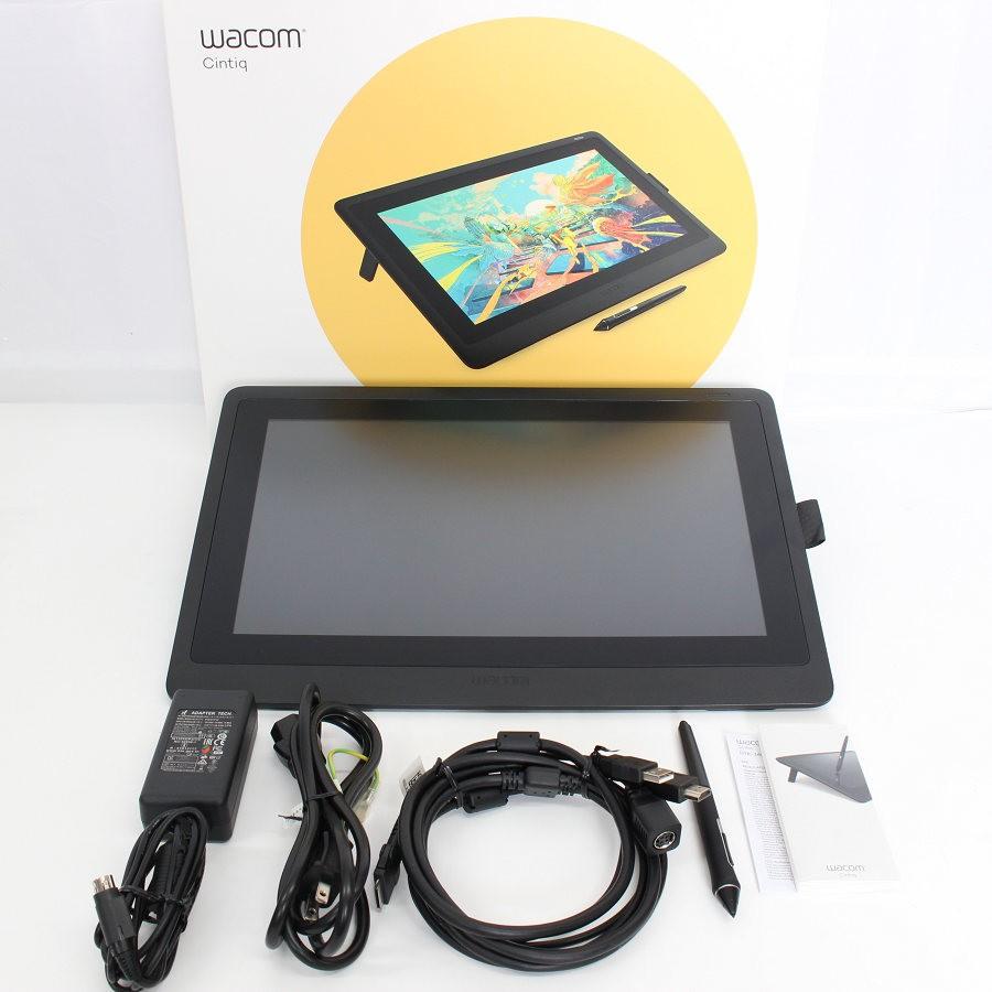 ボーナスストアPlus【美品】WACOM Cintiq 16 FHD DTK1660K1D 液タブ 15.6型 液晶ペンタブレット ブラック ワコム シンティック ペンタブ 本体 | 