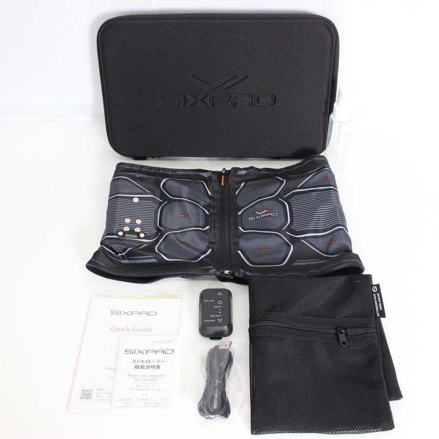 ボーナスストア+5％【美品】MTG SIXPAD Powersuit Core Belt SE-BS-00B-M リモコン付き ホームジム対応モデル Mサイズ シックスパッド | 