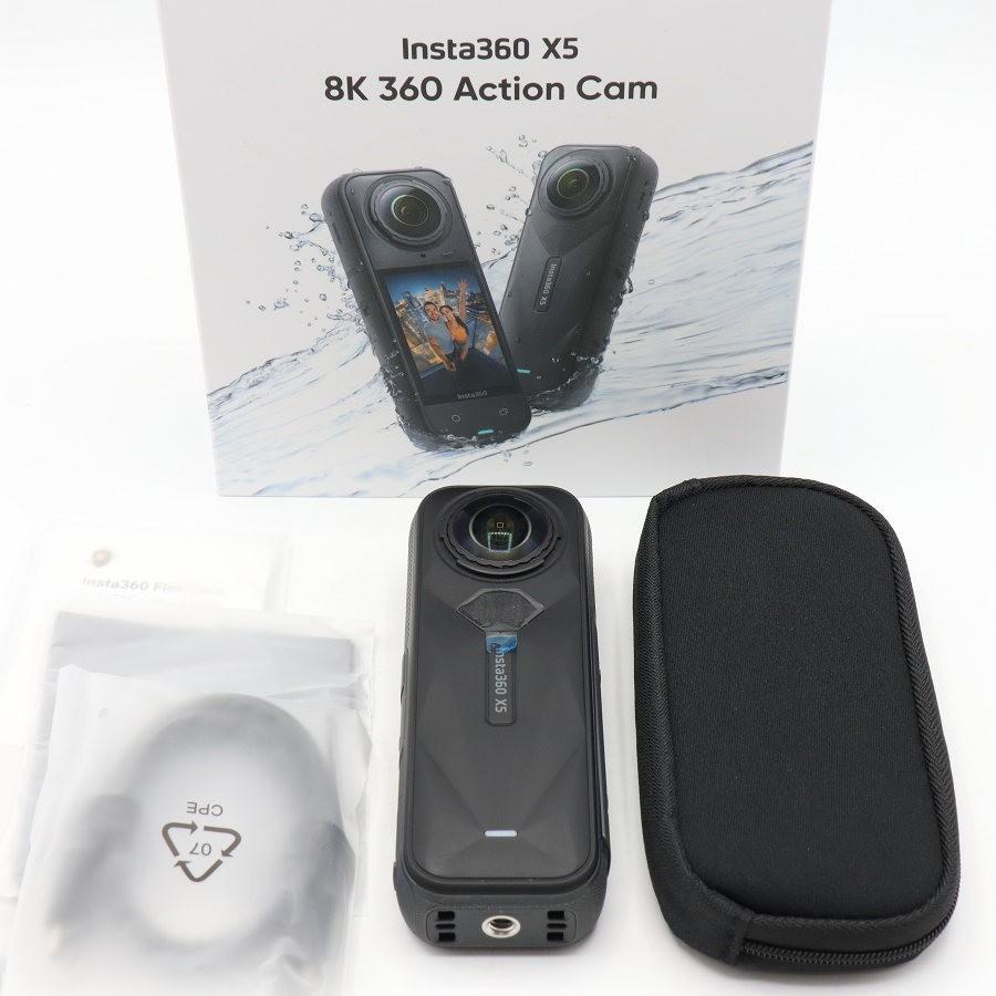 ボーナスストアPlus【美品】Insta360 X5 通常版 CINSAAHA ブラック 360度カメラ アクションカメラ インスタ360 本体 | 