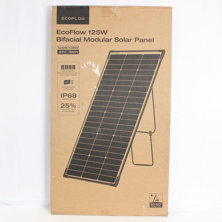 ボーナスストアPlus【新品】EcoFlow 125W 両面ソーラーパネル EFSOLAR125W ソーラーチャージャー EF-SG-M125 エコフロー 本体 |  | 04