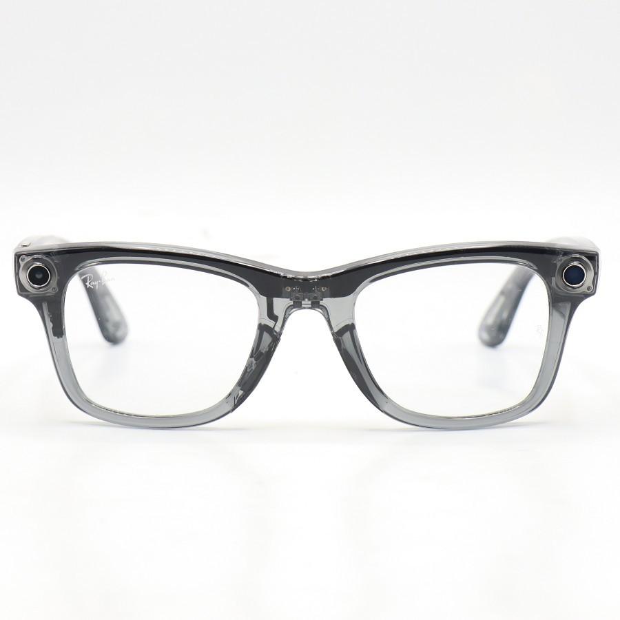 ボーナスストアPlus【美品】Ray-Ban Meta Wayfarer Gen2 SK-1001845-01 シャイニートランスペアレントグレー/クリア |  | 01