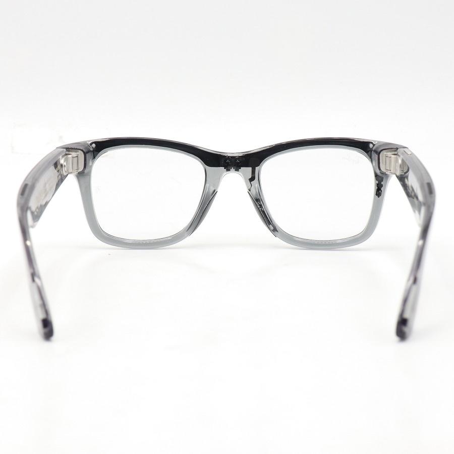 ボーナスストアPlus【美品】Ray-Ban Meta Wayfarer Gen2 SK-1001845-01 シャイニートランスペアレントグレー/クリア |  | 02