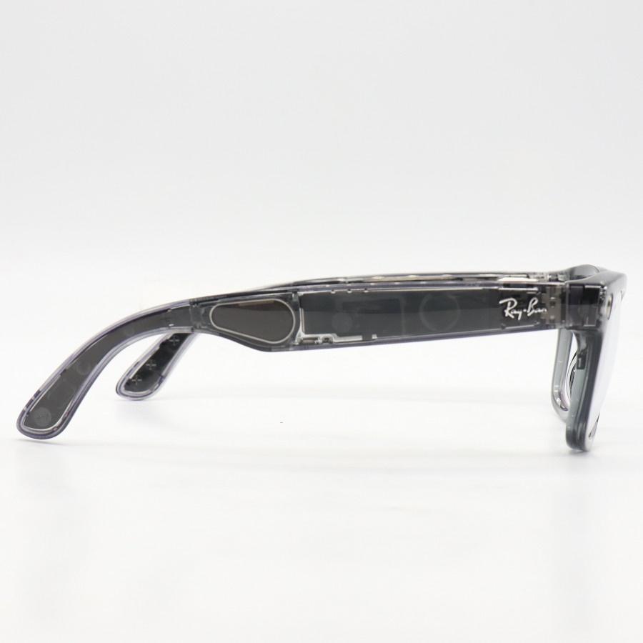ボーナスストアPlus【美品】Ray-Ban Meta Wayfarer Gen2 SK-1001845-01 シャイニートランスペアレントグレー/クリア |  | 03