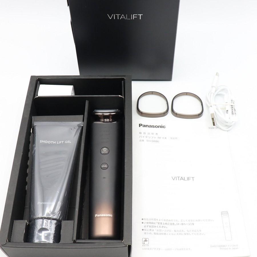ボーナスストアPlus【美品】パナソニック バイタリフト RF EX EH-SR86-T ブラウン リフトケア美顔器 VITALIFT Panasonic 本体 | 