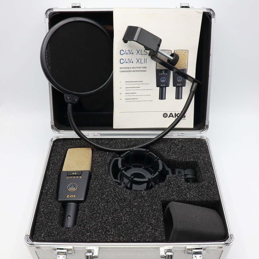 ボーナスストアPlus【美品】AKG C414-XL2 コンデンサーマイク コンデンサー型マイクロホン アーカーゲー マイク 本体 | 