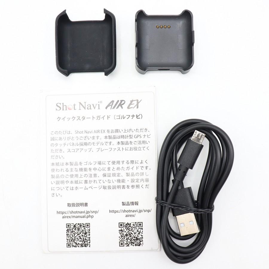 ボーナスストアPlus【美品】ShotNavi AIR EX ブラック ゴルフGPSウォッチ テクタイト ショットナビ エアー 本体 |  | 14
