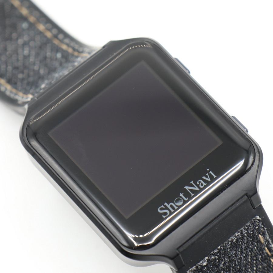 ボーナスストアPlus【美品】ShotNavi AIR EX ブラック ゴルフGPSウォッチ テクタイト ショットナビ エアー 本体 |  | 01