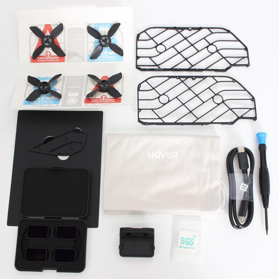 ボーナスストアPlus【美品】HOVERAir X1 PROMAX Gift Combo ブラック ドローン ポータブルサイズ AI飛行カメラ ホバーエアー プロマックス 本体 |  | 05