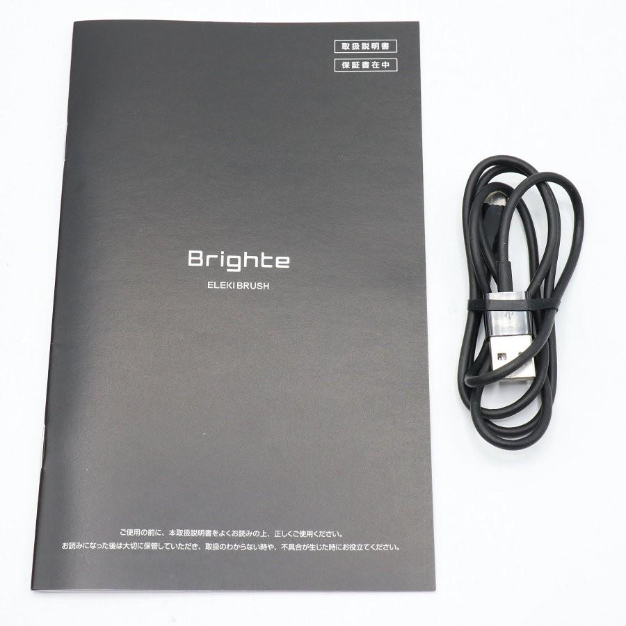 【ボーナスストアPlus】Brighte ELEKI BRUSH BRT-FS145 ブラック 美顔器 EMS フェイスケア ブライト エレキブラシ 本体 |  | 08