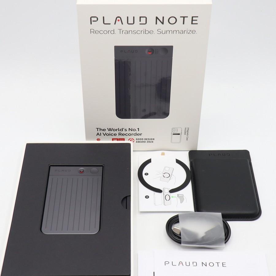 ボーナスストアPlus【美品】PLAUD NOTE PLD-64G-BL ブラック 64GB AIボイスレコーダー プラウド ノート 本体 | 