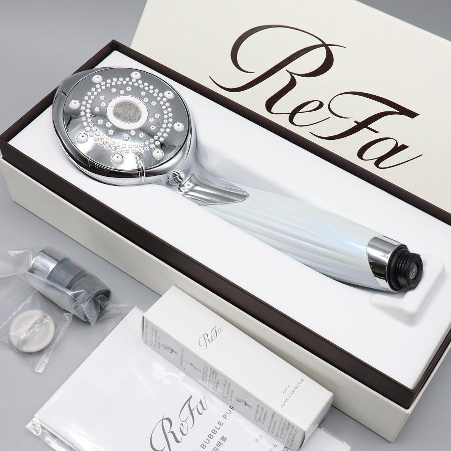 ボーナスストアPlus【美品】MTG ReFa FINE BUBBLE PURE RS-AM-02B ホワイト シャワーヘッド リファファインバブルピュア 本体 | 