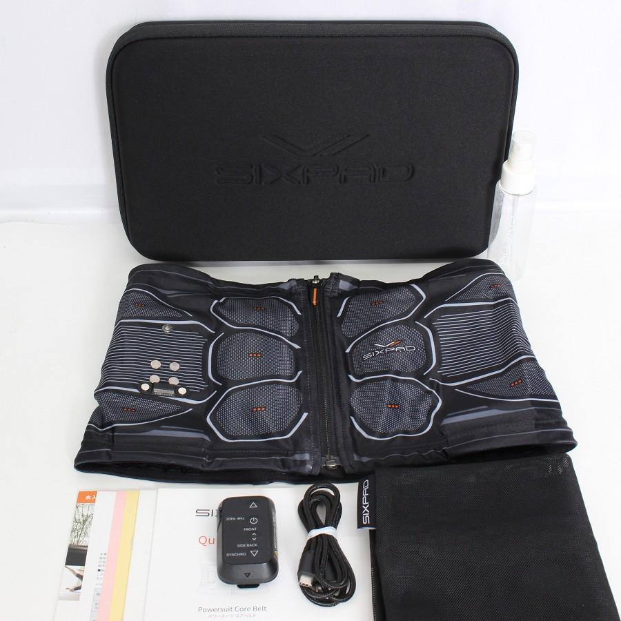 【ボーナスストアPlus】MTG SIXPAD Powersuit Core Belt SE-BS-00B-M ホームジム対応モデル Mサイズ シックスパッド パワースーツ コアベルト 本体 | 