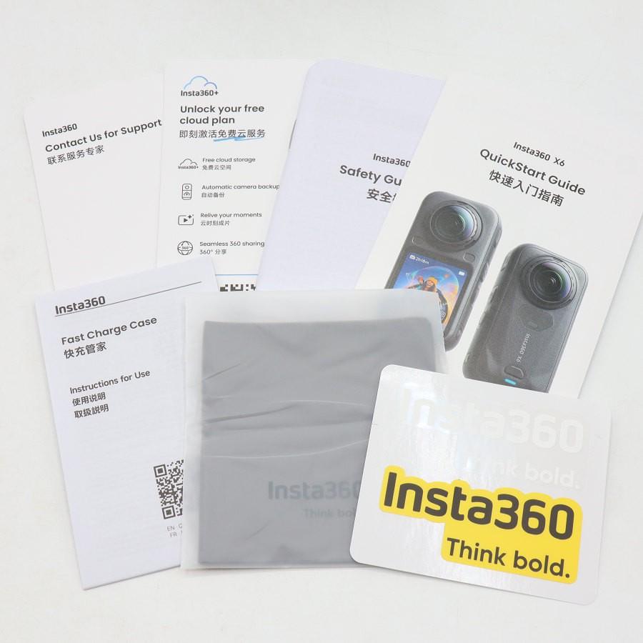 ボーナスストアPlus【美品】Insta360 X6 エッセンシャルバンドル CINSABXA-X603 ミッドナイトブラック 360度カメラ アクションカメラ インスタ360 本体 |  | 10