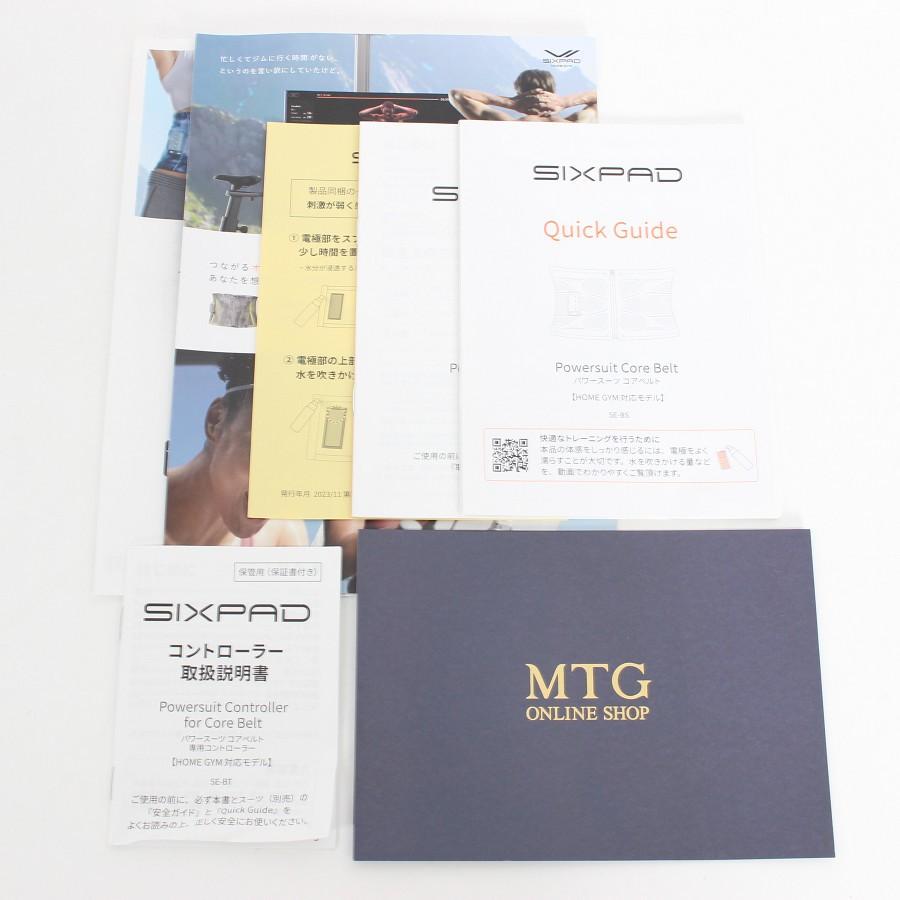 ボーナスストアPlus【美品】MTG SIXPAD Powersuit Core Belt SE-BS-12B-M ブルー 専用リモコン付き ホームジム対応モデル Mサイズ シックスパッド |  | 09