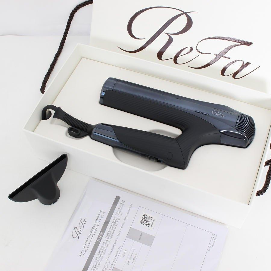 ボーナスストアPlus【美品】MTG ReFa BEAUTECH DRYER SMART W RE-AX-03A ブラック ヘアドライヤー ビューテック スマート ダブル リファ 本体 | 
