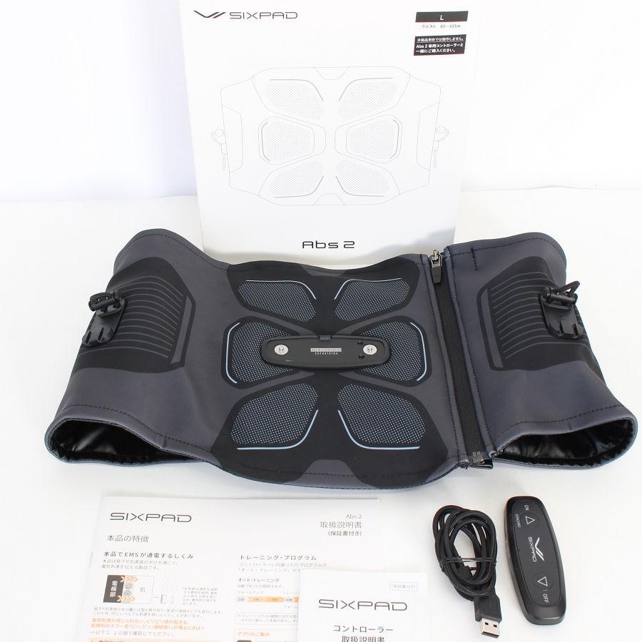 ボーナスストアPlus【美品】MTG SIXPAD Abs 2 SE-CK-03C-L ブラック 専用リモコン付き Lサイズ シックスパッド アブズ 本体 | 