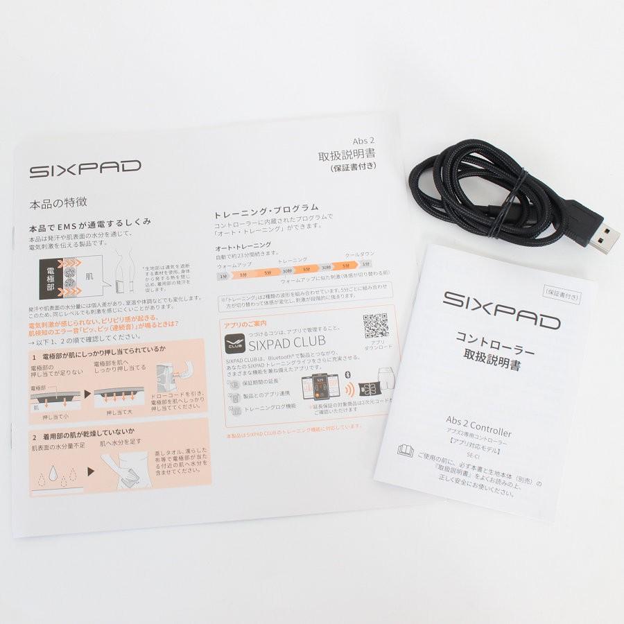 ボーナスストアPlus【美品】MTG SIXPAD Abs 2 SE-CK-03C-L ブラック 専用リモコン付き Lサイズ シックスパッド アブズ 本体 |  | 07