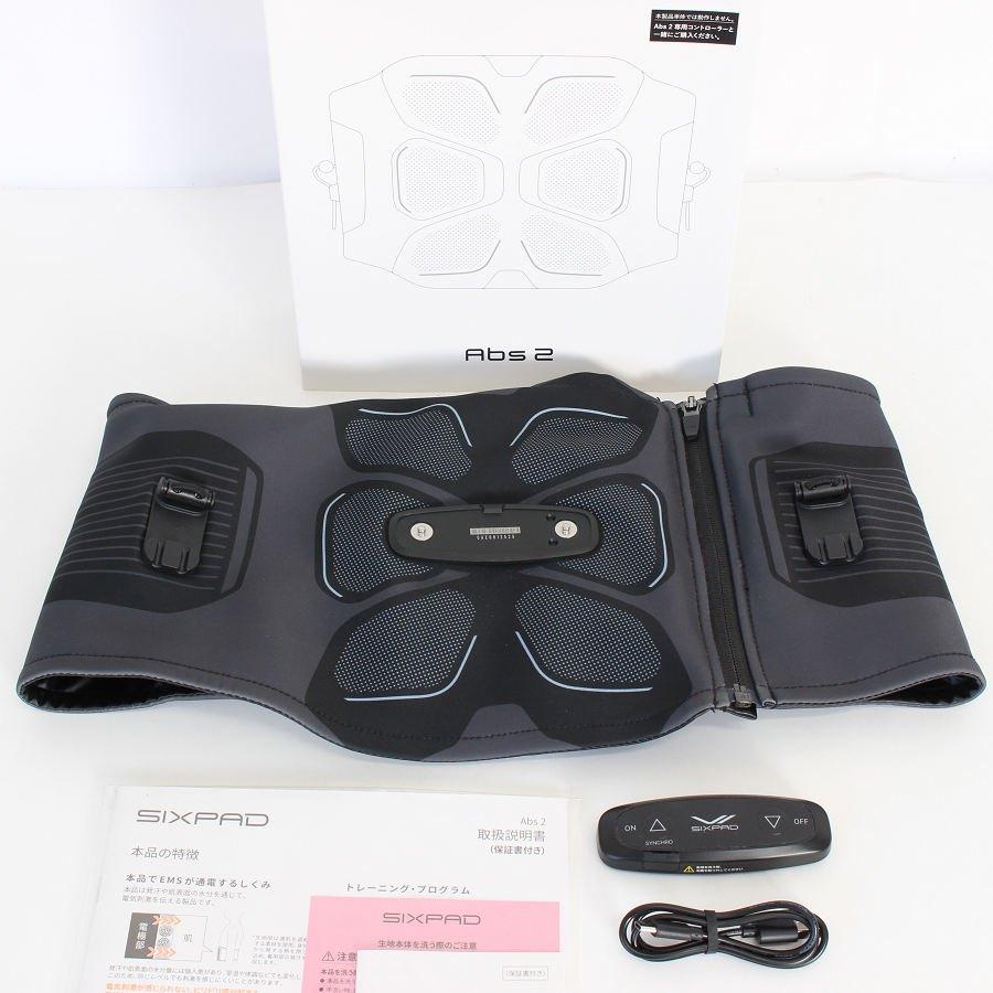ボーナスストアPlus【美品】MTG SIXPAD Abs 2 SE-CK-03B-M ブラック Mサイズ 専用リモコン付き シックスパッド アブズ 本体 | 