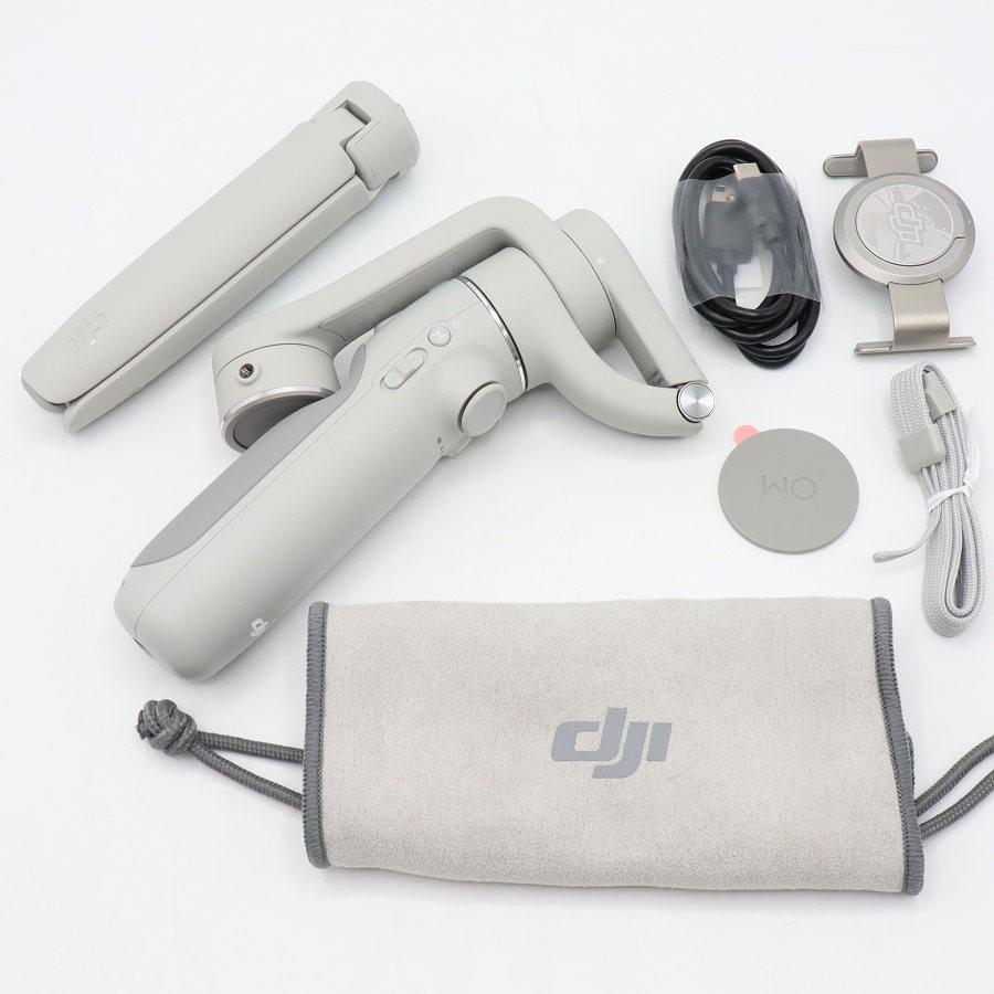ボーナスストアPlus【美品】DJI OM 5 OM5ATG アテネ グレー スマートフォン用ジンバル スタビライザー ディージェイアイ | 
