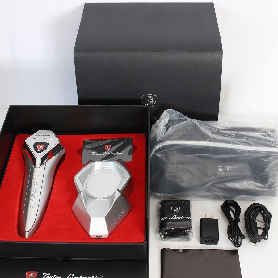 ボーナスストアPlus【美品】リズム×トニーノ・ランボルギーニ ALPHA・ONE 美顔器 EMS Tonino Lamborghini アルファワン 本体 | 