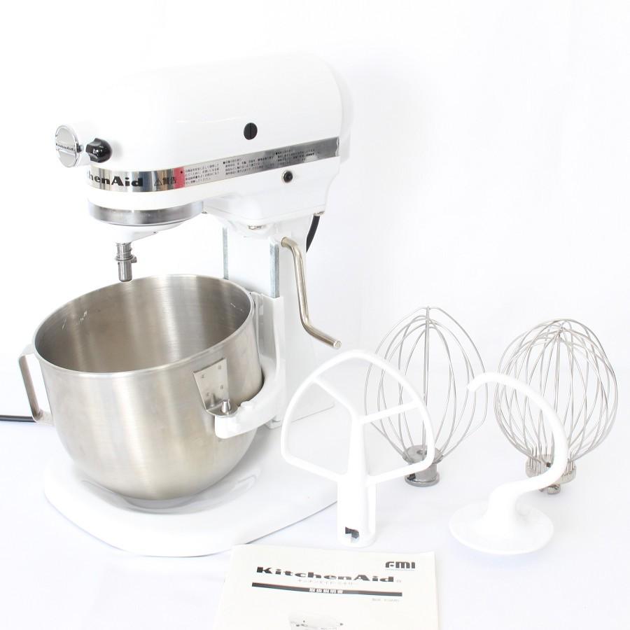 【ボーナスストアPlus】キッチンエイド KSM5WH ホワイト ボウルリフト スタンドミキサー KitchenAid 本体 | 
