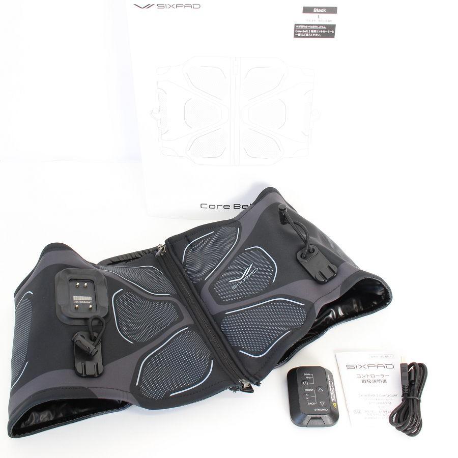 ボーナスストアPlus【美品】MTG SIXPAD Core Belt 2 SE-CB-03C-L ブラック Lサイズ シックスパッド コアベルト 本体 | 