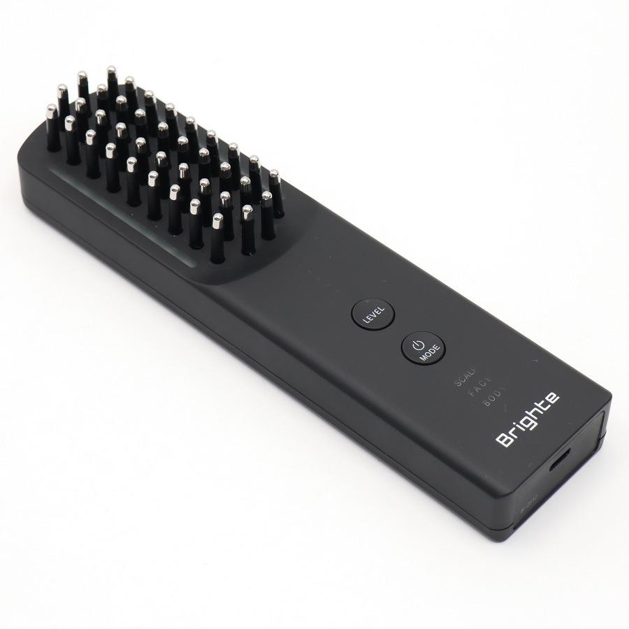 ボーナスストアPlus【美品】Brighte ELEKI BRUSH+ BRT-FSB180 ブラック 美顔器 EMS フェイスケア ブライト エレキブラシ 本体 |  | 01
