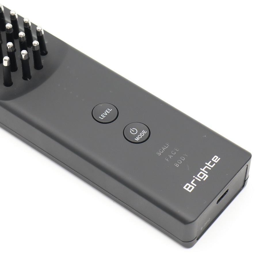 ボーナスストアPlus【美品】Brighte ELEKI BRUSH+ BRT-FSB180 ブラック 美顔器 EMS フェイスケア ブライト エレキブラシ 本体 |  | 03