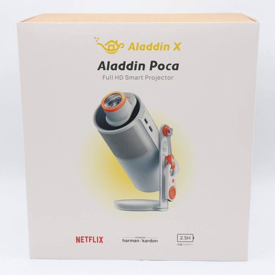 ボーナスストアPlus【美品】Aladdin X Aladdin Poca WK08K ポータブルプロジェクター アラジン ポカ 本体 |  | 12