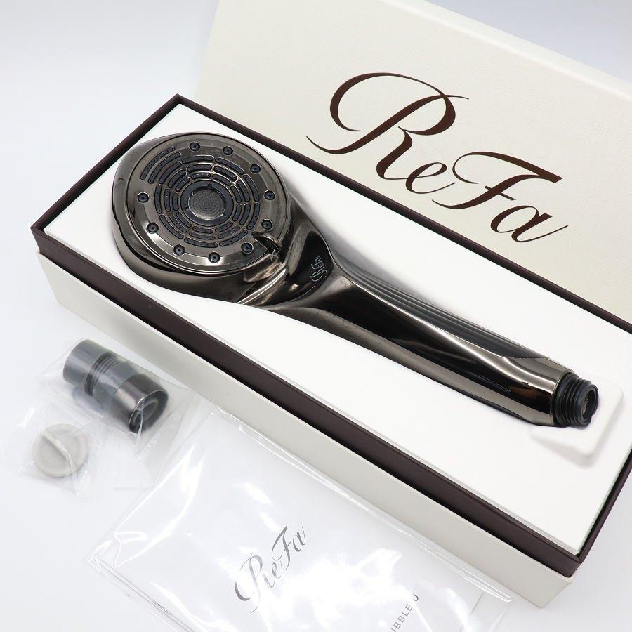 【ボーナスストアPlus】MTG ReFa FINE BUBBLE U RS-BH-03A ブラック シャワーヘッド リファ ファインバブル 本体 | 