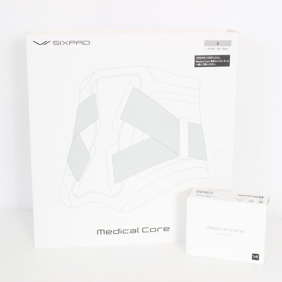 ボーナスストアPlus【美品】MTG SIXPAD Medical Core SE-CG-14A-S グレー Sサイズ コントローラー付 シックスパッド メディカルコア 本体 |  | 09