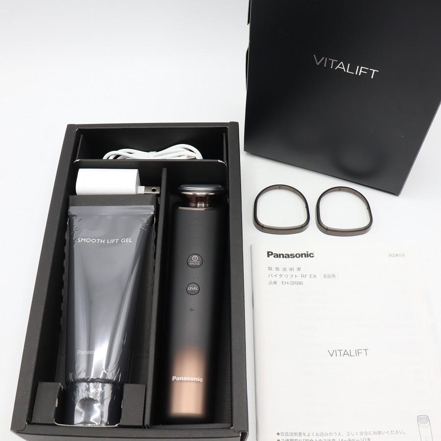 ボーナスストアPlus【美品】パナソニック バイタリフト RF EX EH-SR86-T ブラウン リフトケア美顔器 VITALIFT Panasonic 本体 | 