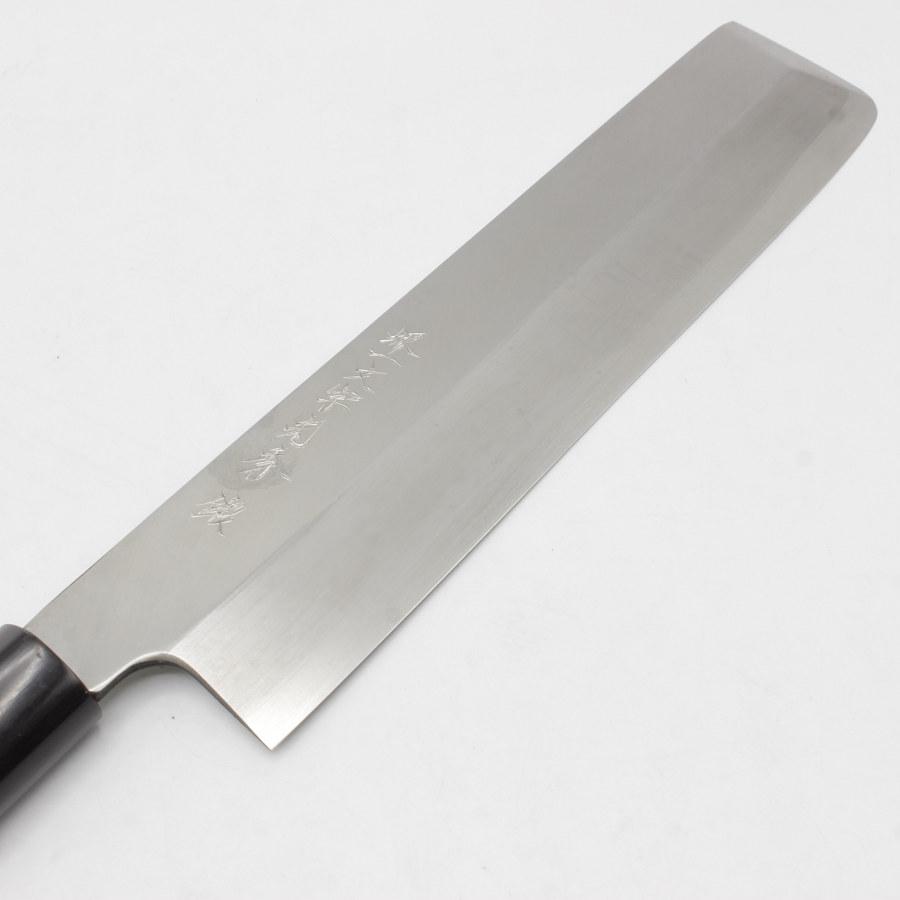 ボーナスストア+5％【新品】堺一文字光秀 菜切薄刃包丁 栗型柄 七寸 刃渡り約215mm |  | 01