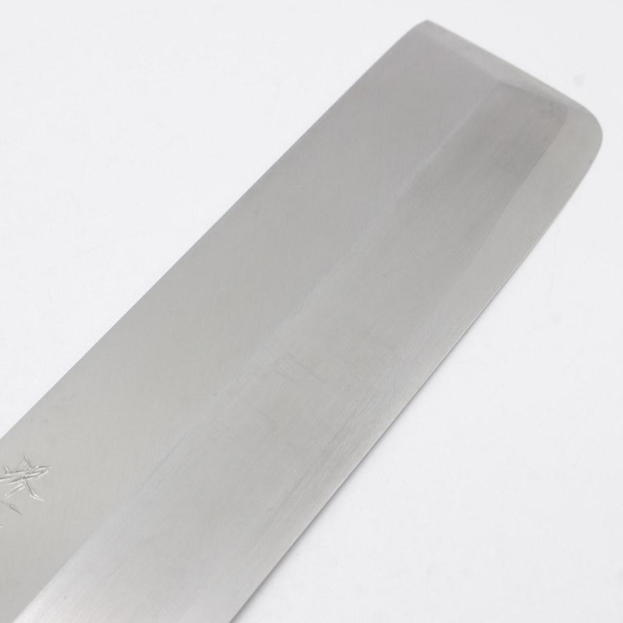 ボーナスストア+5％【新品】堺一文字光秀 菜切薄刃包丁 栗型柄 七寸 刃渡り約215mm |  | 04