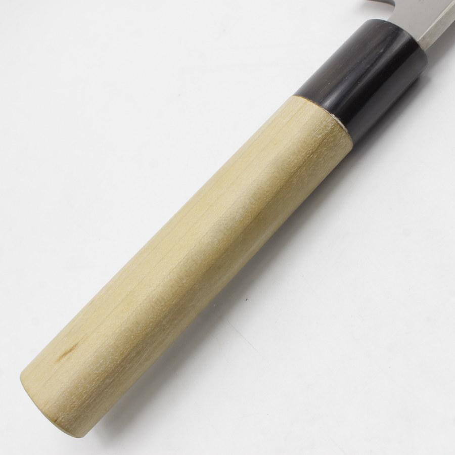 ボーナスストア+5％【新品】堺一文字光秀 菜切薄刃包丁 栗型柄 七寸 刃渡り約215mm |  | 06