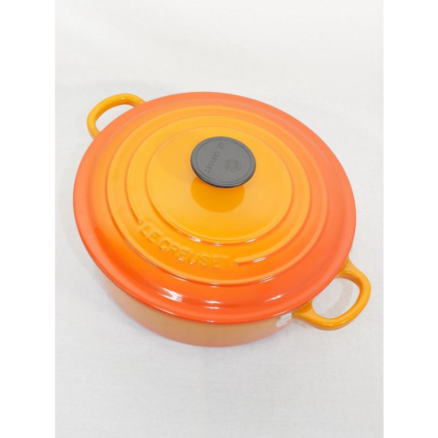 【新品】ル・クルーゼ シグニチャー ココット・ジャポネーズ 24cm オレンジ ホーロー鍋 25052-24-09-02460 | シグニチャー | 01