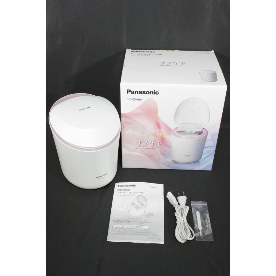 Panasonic EH-CSA9A-P 美品！ ナノケア 【新品】パナソニック スチーマー EH-CSA9A-P W温冷エステ
