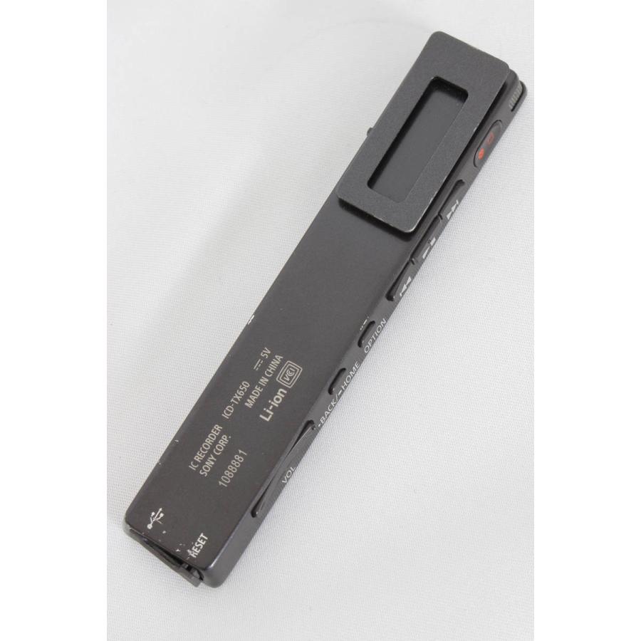 ソニー ステレオICレコーダー ICD-TX650 B ブラック 16GB 大容量メモリー 高性能デジタルマイク内蔵 | SONY | 02