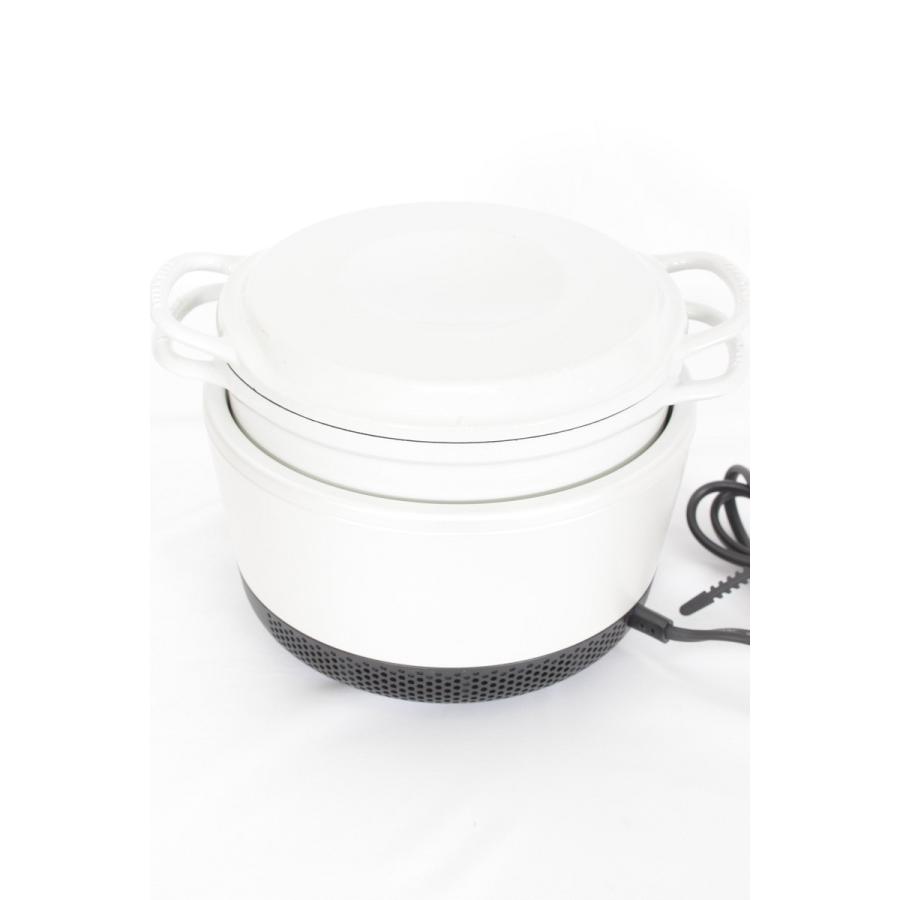 美品】バーミキュラ 炊飯器 ライスポットミニ 3合炊き RP19A-WH