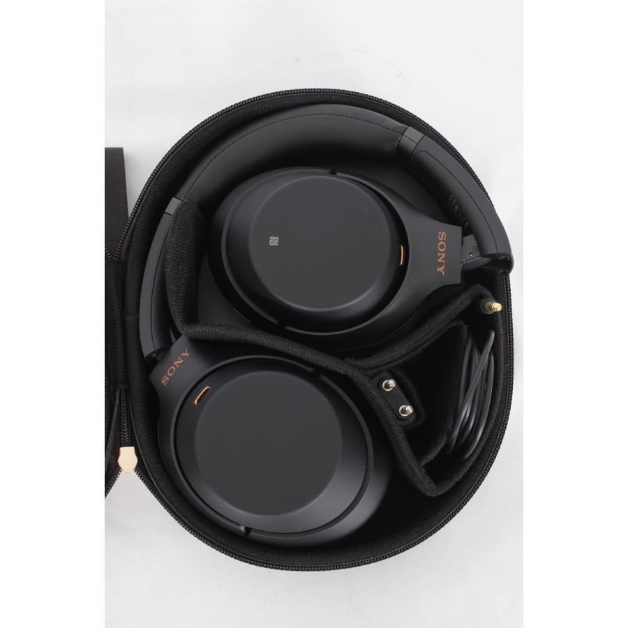 【美品】ソニー ヘッドホン WH-1000XM3 ブラック ワイヤレスノイズキャンセリングステレオヘッドセット | SONY | 08