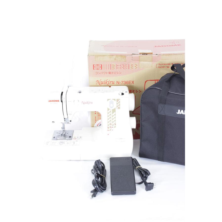 美品】ジャノメ Nuikiru N-736EX MODEL 660型 電子ミシン ヌイキル  