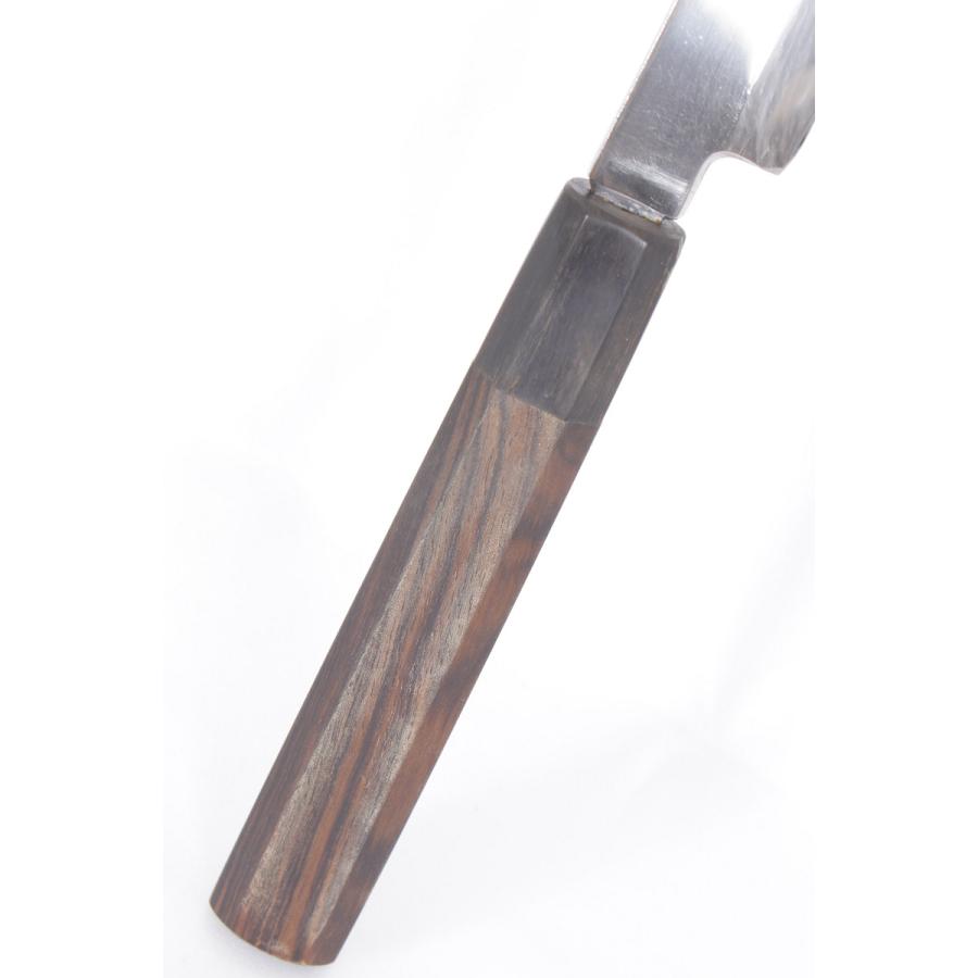 国内生産　新品未使用　包丁　先丸　尺一　水焼　富士山　鏡面　黒檀八角柄　木箱付 子の日 先丸蛸引包丁 水本焼 八角黒檀柄 水鏡研｜買取実績