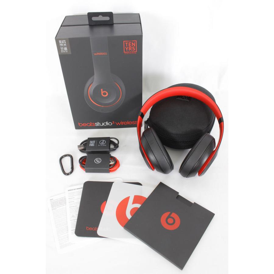 【美品】Beats by Dre Studio3 MRQ82PA/A ブラックレッド ワイヤレスヘッドホン | Beats by Dr. Dre
