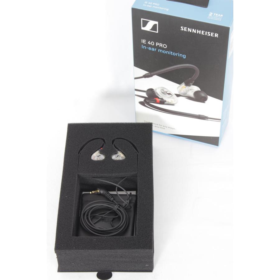 【美品/数回程度】ゼンハイザー IE 40 PRO CLEAR インイヤー型イヤフォン クリア イヤホン | SENNHEISER
