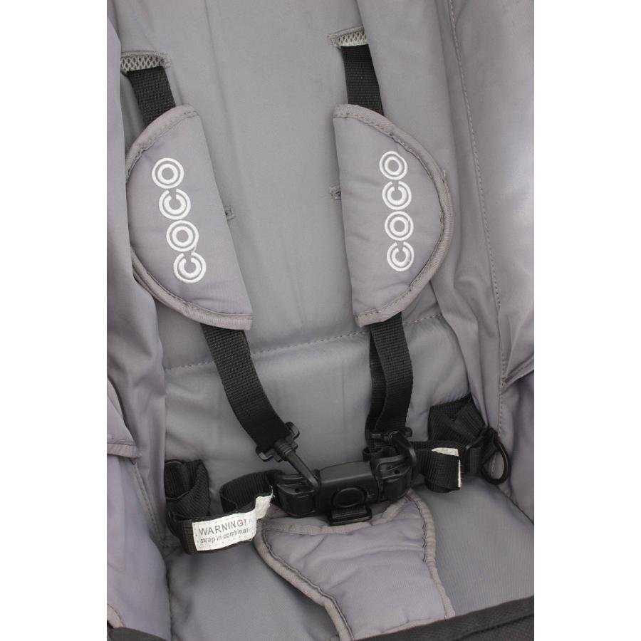 エアバギー ココ ブレーキモデル 3輪ベビーカー スモーキーグレー 